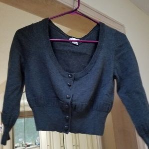 H&M small Blue cropped cardigan size small